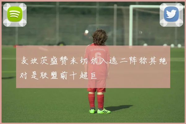 麦坎茨盛赞米切尔入选二阵称其绝对是联盟前十超巨